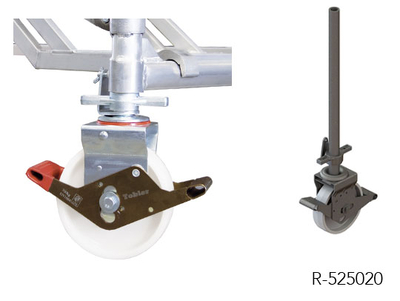 Castor with spindle and brake Tobler AG