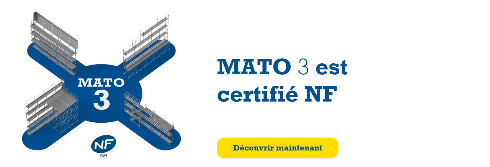 Système d’échafaudage MATO&nbsp;3 Tobler AG