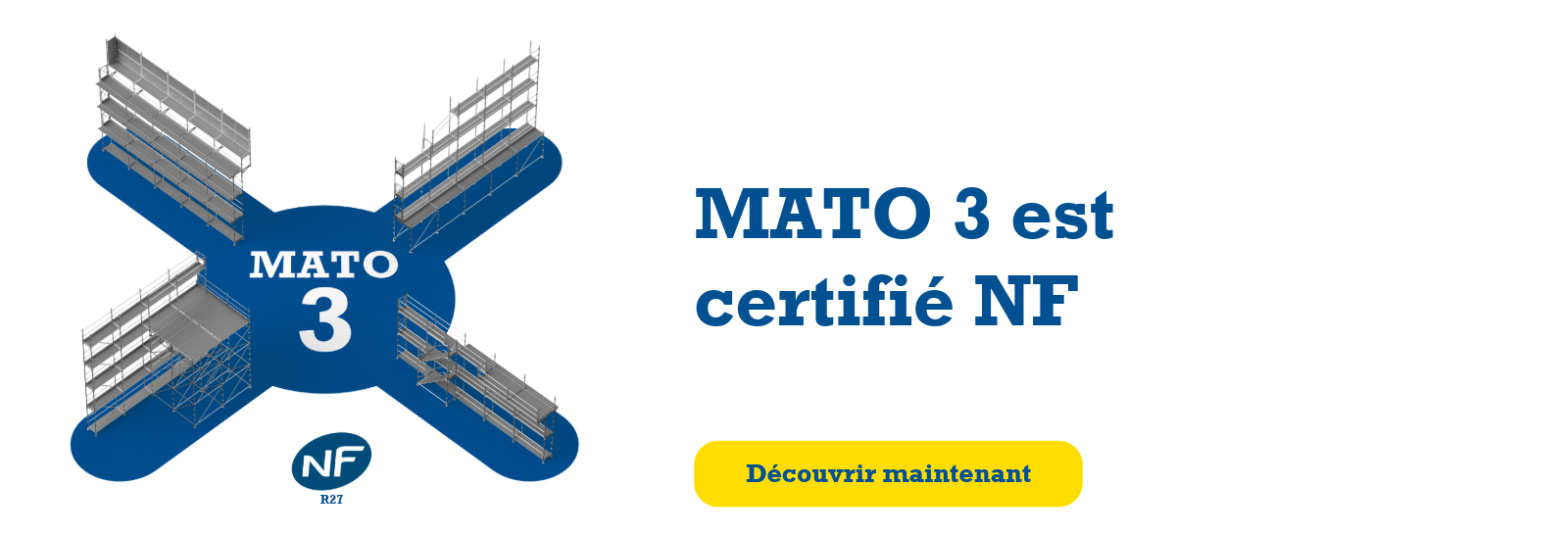 MATO 3 est certifié NF Tobler AG