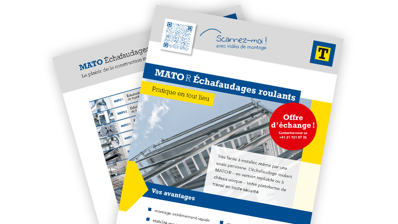 Actions: Echafaudage Roulant MATO R