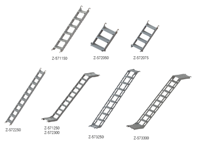 Escalier en aluminium avec limon Tobler SA